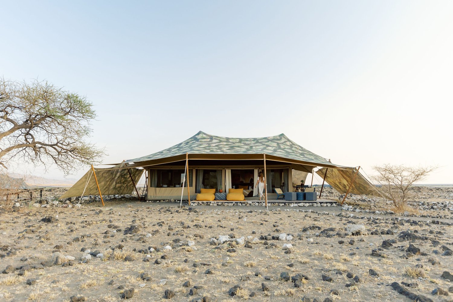 Luxury: Lake Natron Camp