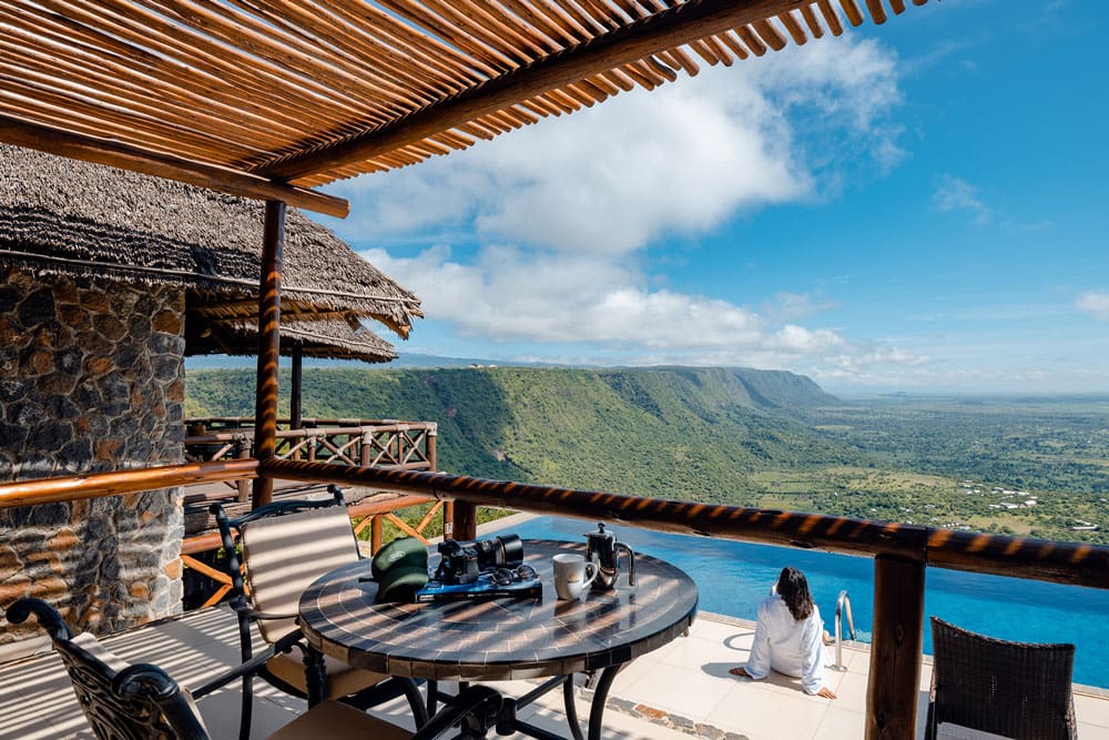 semi-luxury accommodation: Kilimamoja Safari Camp